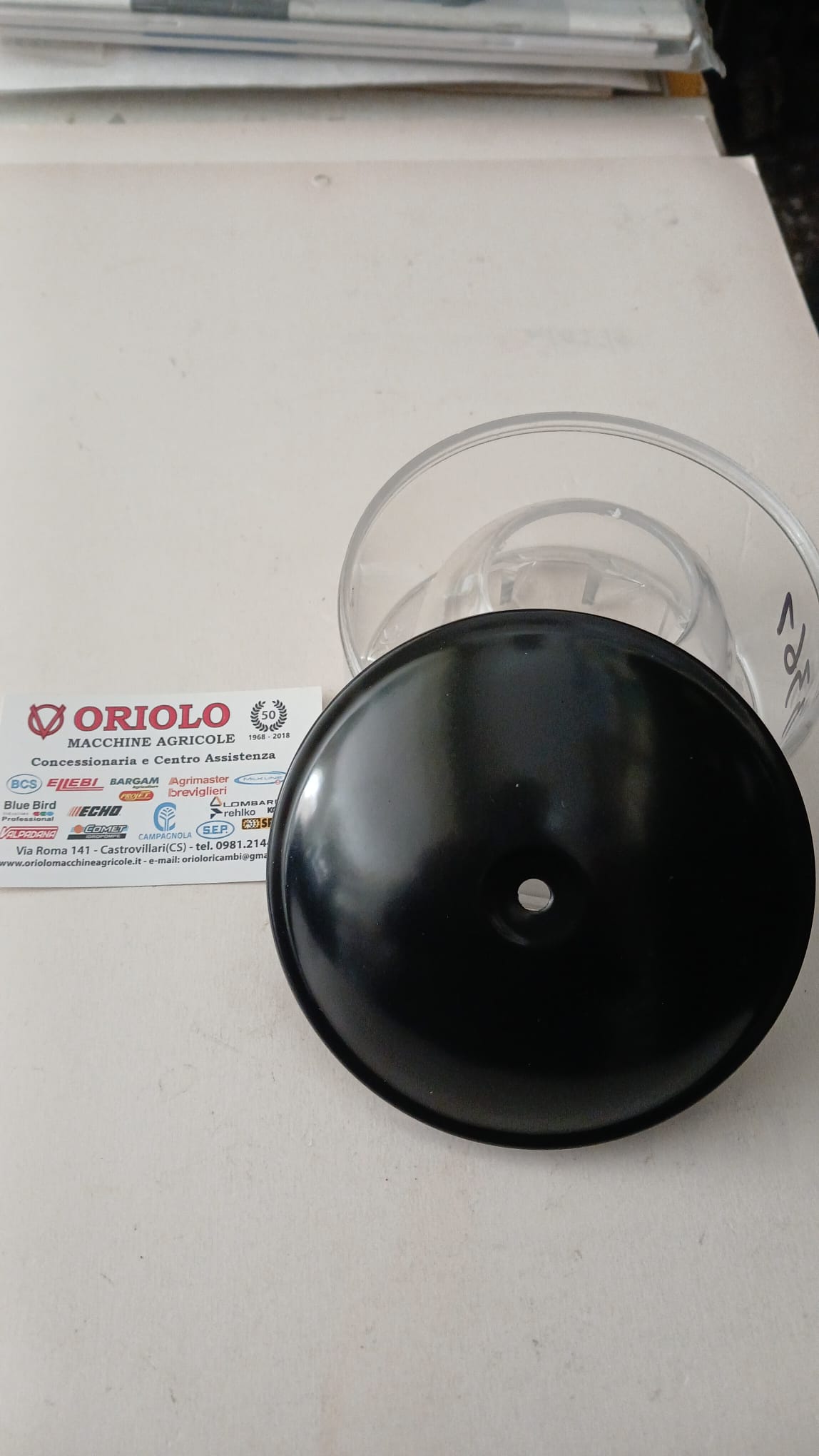 COPERCHIO PER PREFILTRO 117 mm